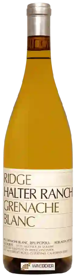 Weingut Ridge Vineyards - Halter Ranch Grenache Blanc Weingut Ridge Vineyards - Halter Ranch Grenache Blanc