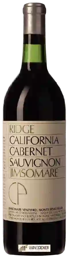 Weingut Ridge Vineyards - Jimsomare Cabernet Sauvignon Weingut Ridge Vineyards - Jimsomare Cabernet Sauvignon