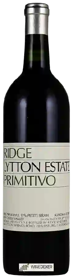 Weingut Ridge Vineyards - Lytton Estate Primitivo Weingut Ridge Vineyards - Lytton Estate Primitivo