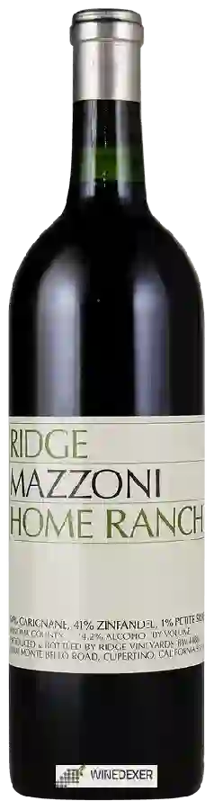 Weingut Ridge Vineyards - Mazzoni Home Ranch Weingut Ridge Vineyards - Mazzoni Home Ranch