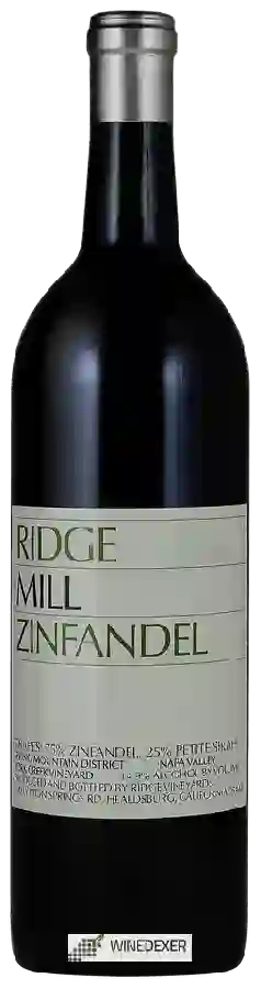 Weingut Ridge Vineyards - Mill Zinfandel Weingut Ridge Vineyards - Mill Zinfandel