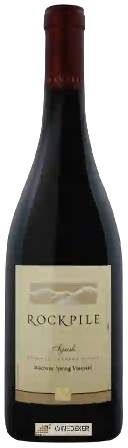 Weingut Rockpile - Madrone Spring Vineyard Syrah