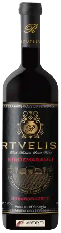 Weingut Rtvelisi (რთველისი) - Kindzmarauli Red Medium Sweet (ქინძმარაული წითელი საშუალო ტკბილი)