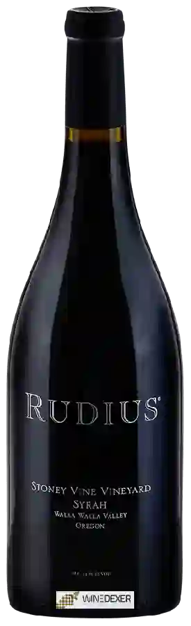 Weingut Rudius - Stoney Vine Vineyard Syrah Weingut Rudius - Stoney Vine Vineyard Syrah