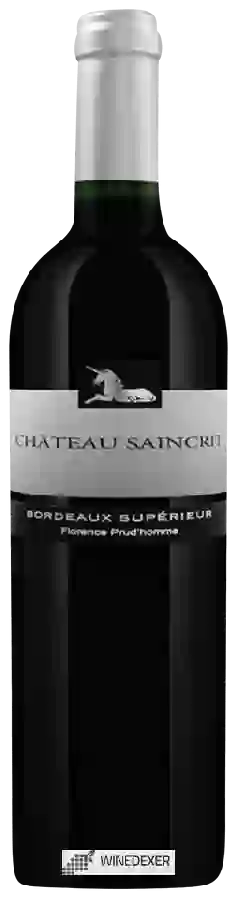 Château Saincrit - Bordeaux Supérieur Château Saincrit - Bordeaux Supérieur