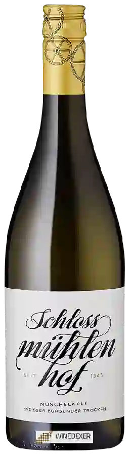 Weingut Schlossmühlenhof - Muschelkalk Weisser Burgunder Trocken Weingut Schlossmühlenhof - Muschelkalk Weisser Burgunder Trocken