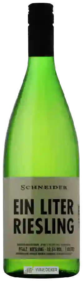 Weingut Schneider - Ein Liter Riesling Weingut Schneider - Ein Liter Riesling