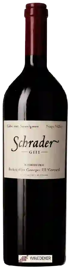 Weingut Schrader - Cabernet Sauvignon GIII (G3) Beckstoffer Georges III Vineyard Weingut Schrader - Cabernet Sauvignon GIII (G3) Beckstoffer Georges III Vineyard