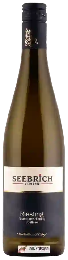 Weingut Seebrich - Riesling Niersteiner Hipping Spätlese Weingut Seebrich - Riesling Niersteiner Hipping Spätlese
