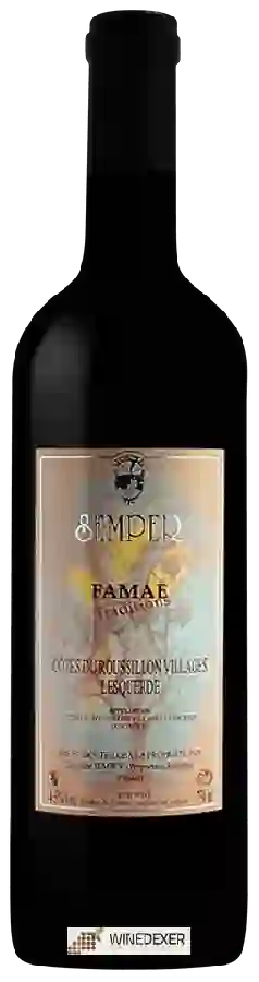 Weingut Semper - Famae Traditions Côtes du Roussillon Villages 'Lesquerde' Weingut Semper - Famae Traditions Côtes du Roussillon Villages 'Lesquerde'