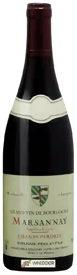 Weingut Sirugue Père & Fils - Marsannay 'Les Champs Perdrix' Weingut Sirugue Père & Fils - Marsannay 'Les Champs Perdrix'