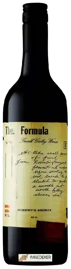 Weingut Small Gully - The Formula Robert's Shiraz Weingut Small Gully - The Formula Robert's Shiraz