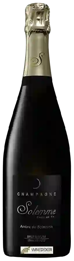 Weingut Solemme - Ambre de Solemme Brut Nature Blanc de Noirs Champagne Premier Cru