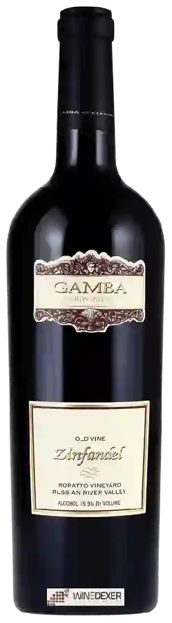 Gamba Vineyards and Winery - Moratto Vineyard Old Vine Zinfandel Gamba Vineyards and Winery - Moratto Vineyard Old Vine Zinfandel