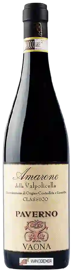 Weingut Vaona - Paverno Amarone della Valpolicella Classico