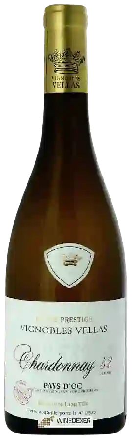 Vignobles Vellas - Cuvée Prestige Édition Limitée Chardonnay 52 Blend