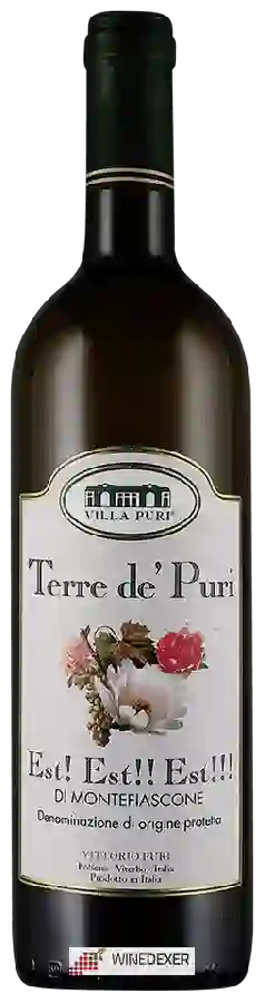 Weingut Villa Puri - Terre de' Puri Est! Est!! Est!!! di Montefiascone Weingut Villa Puri - Terre de' Puri Est! Est!! Est!!! di Montefiascone