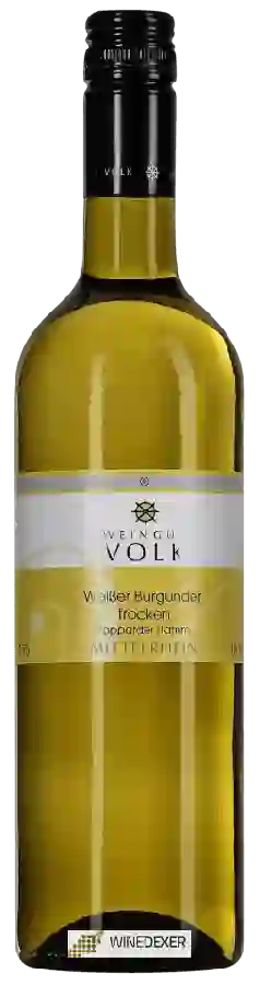 Weingut Volk - Bopparder Hamm Weißer Burgunder Trocken Weingut Volk - Bopparder Hamm Weißer Burgunder Trocken