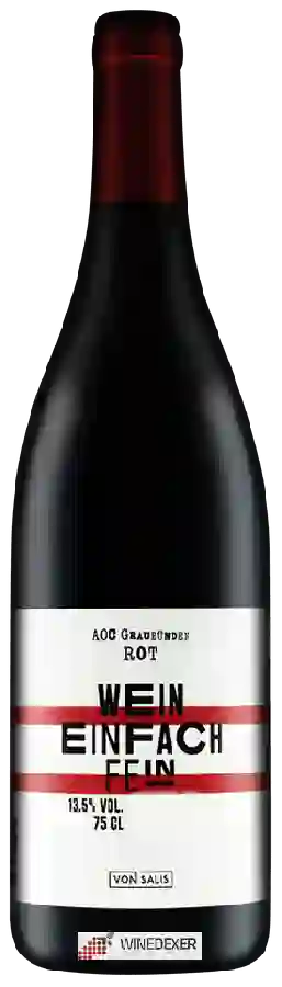 Weingut Von Salis - Wein Einfach Fein Pinot Noir Weingut Von Salis - Wein Einfach Fein Pinot Noir