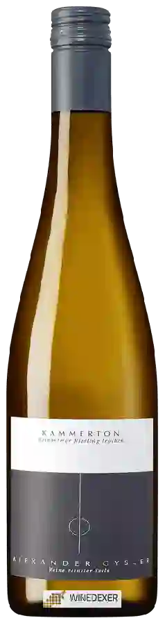 Weingut Gysler - Kammerton Weinheimer Riesling Trocken Weingut Gysler - Kammerton Weinheimer Riesling Trocken