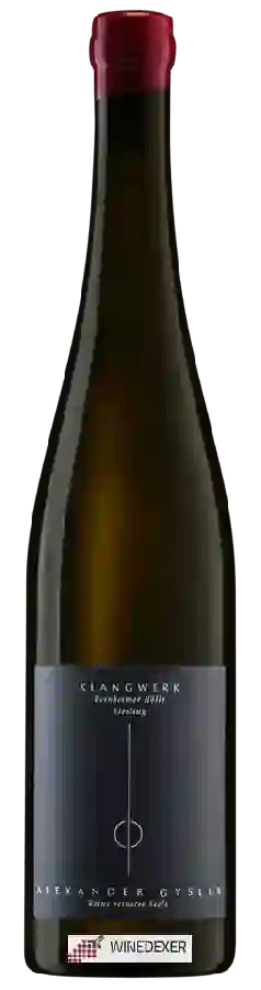 Weingut Gysler - Klangwerk Weinheimer Hölle Riesling Weingut Gysler - Klangwerk Weinheimer Hölle Riesling