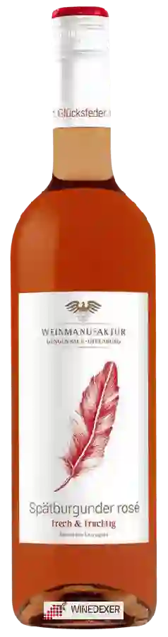Weingut Weinmanufaktur Gengenbach - Glücksfeder Spätburgunder Rosé