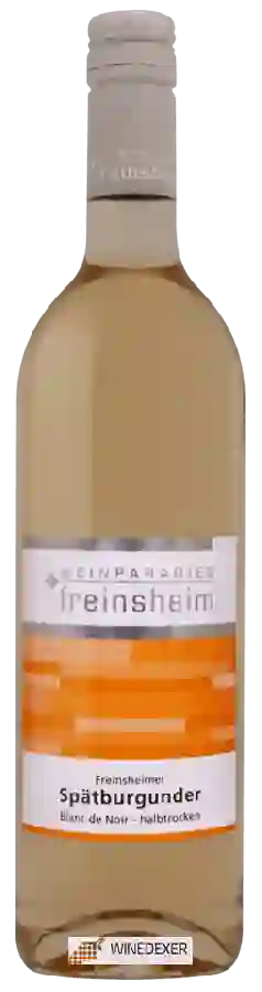 Weingut Weinparadies Freinsheim - Spätburgunder Blanc de Noir Halbtrocken Weingut Weinparadies Freinsheim - Spätburgunder Blanc de Noir Halbtrocken
