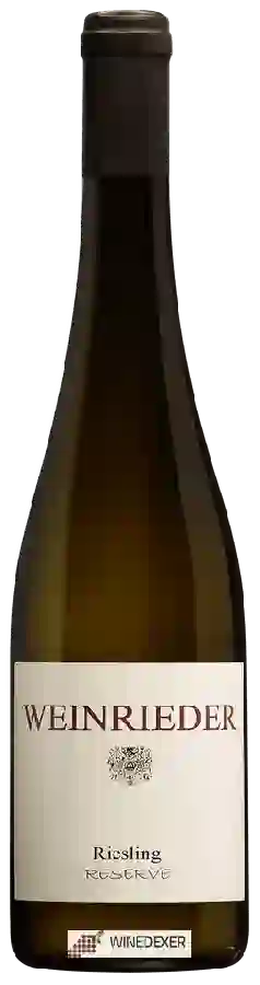 Weingut Weinrieder - Reserve Riesling Weingut Weinrieder - Reserve Riesling