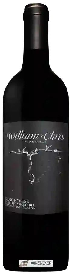 Weingut William Chris Vineyards - Phillips Vineyards Sangiovese