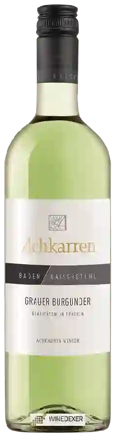 Winery Achkarren - Grauer Burgunder Trocken