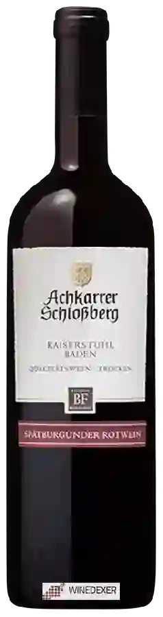 Winery Achkarren - Achkarrer Schlossberg Spätburgunder Trocken