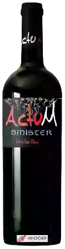 Winery Actum - Sinister Dark Red Blend
