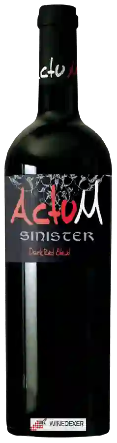 Winery Actum - Sinister Dark Red Blend