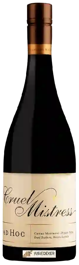 Winery Ad Hoc - Cruel Mistress Pinot Noir Winery Ad Hoc - Cruel Mistress Pinot Noir