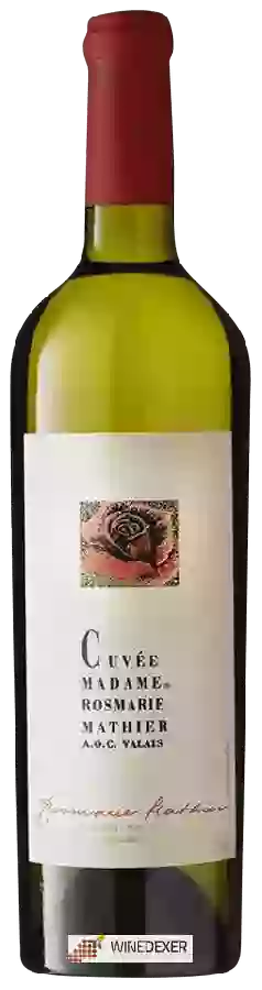 Winery Adrian et Diego Mathier - Cuvée Madame Rosmarie Mathier Blanc Winery Adrian et Diego Mathier - Cuvée Madame Rosmarie Mathier Blanc