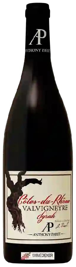 Winery Alain Paret - Valvigneyre Côtes du Rhône Syrah Winery Alain Paret - Valvigneyre Côtes du Rhône Syrah