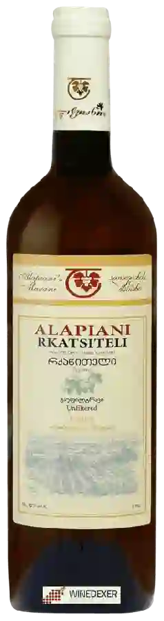 Winery Alapiani's Marani - Rkatsiteli Winery Alapiani's Marani - Rkatsiteli