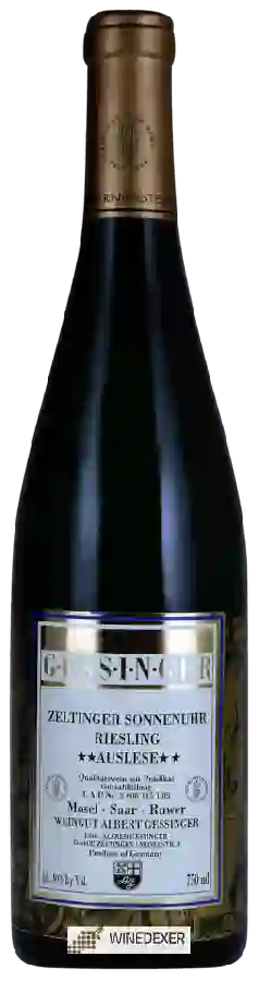 Winery Gessinger - Zeltinger Sonnenuhr Riesling Auslese