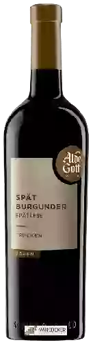 Winery Alde Gott - Sp&aumltburgunder Sp&aumltlese Trocken
