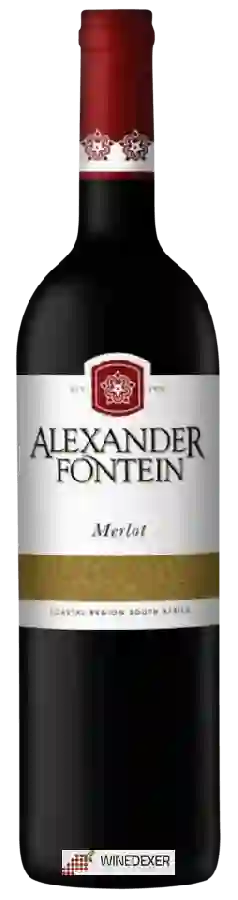 Winery Alexander Fontein - Merlot Winery Alexander Fontein - Merlot