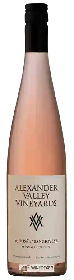 Winery Alexander Valley Vineyards - Dry Rosé Of Sangiovese Winery Alexander Valley Vineyards - Dry Rosé Of Sangiovese