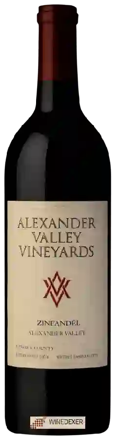 Winery Alexander Valley Vineyards - Zinfandel Winery Alexander Valley Vineyards - Zinfandel