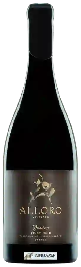 Winery Alloro Vineyard - Justina Pinot Noir