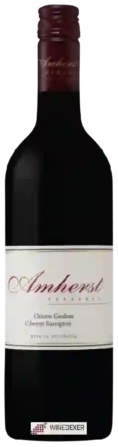 Winery Amherst - Chinese Gardens Cabernet Sauvignon