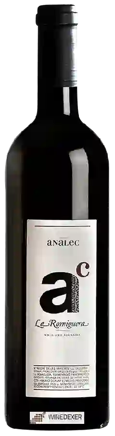 Winery Analec - La Romiguera Winery Analec - La Romiguera