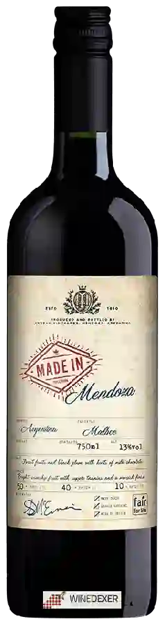 Winery Andean Vineyards - Made in Mendoza Malbec