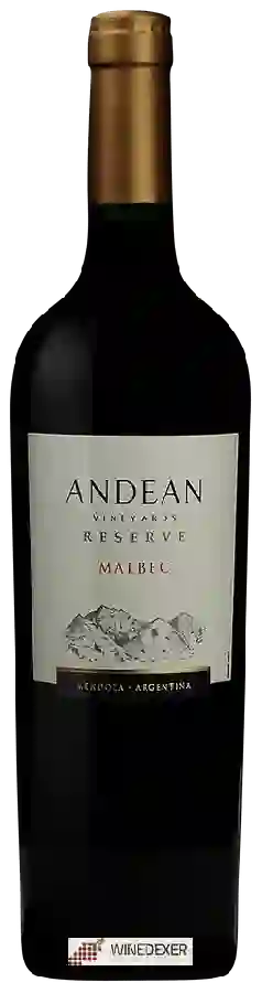 Winery Andean Vineyards - Reserve Malbec Winery Andean Vineyards - Reserve Malbec
