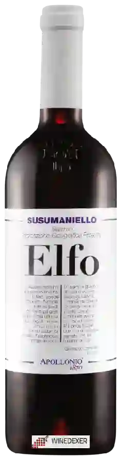 Winery Apollonio - Elfo Susumaniello Salento Winery Apollonio - Elfo Susumaniello Salento