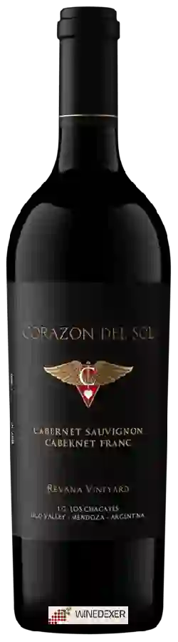 Winery Corazon del Sol - Revana Vineyard Cabernet Sauvignon - Cabernet Franc Winery Corazon del Sol - Revana Vineyard Cabernet Sauvignon - Cabernet Franc