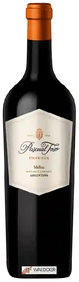 Winery Pascual Toso - Reserva Malbec (Barrancas Vineyards) Winery Pascual Toso - Reserva Malbec (Barrancas Vineyards)